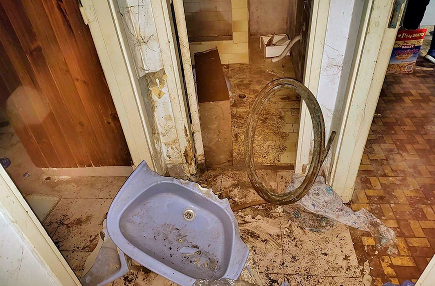 Entraron a una casa deshabitada y rompieron caños y elementos del baño