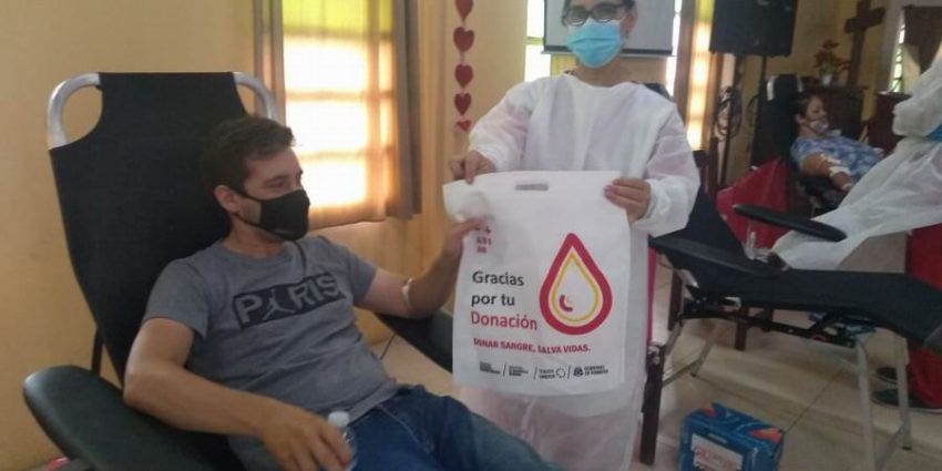 Donación de sangre: reiteran el llamado a la comunidad