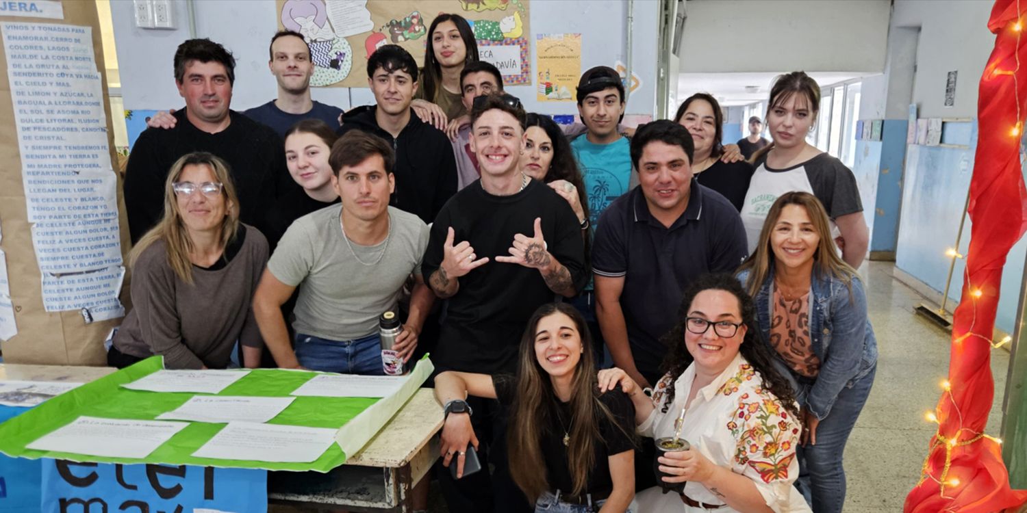 Estudiantes. Presentaron sus trabajos