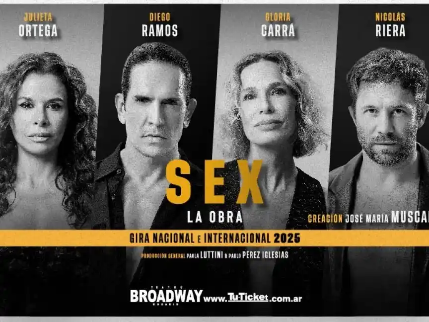 José María Muscari vuelve a Rosario con una versión renovada y teatral de "Sex"