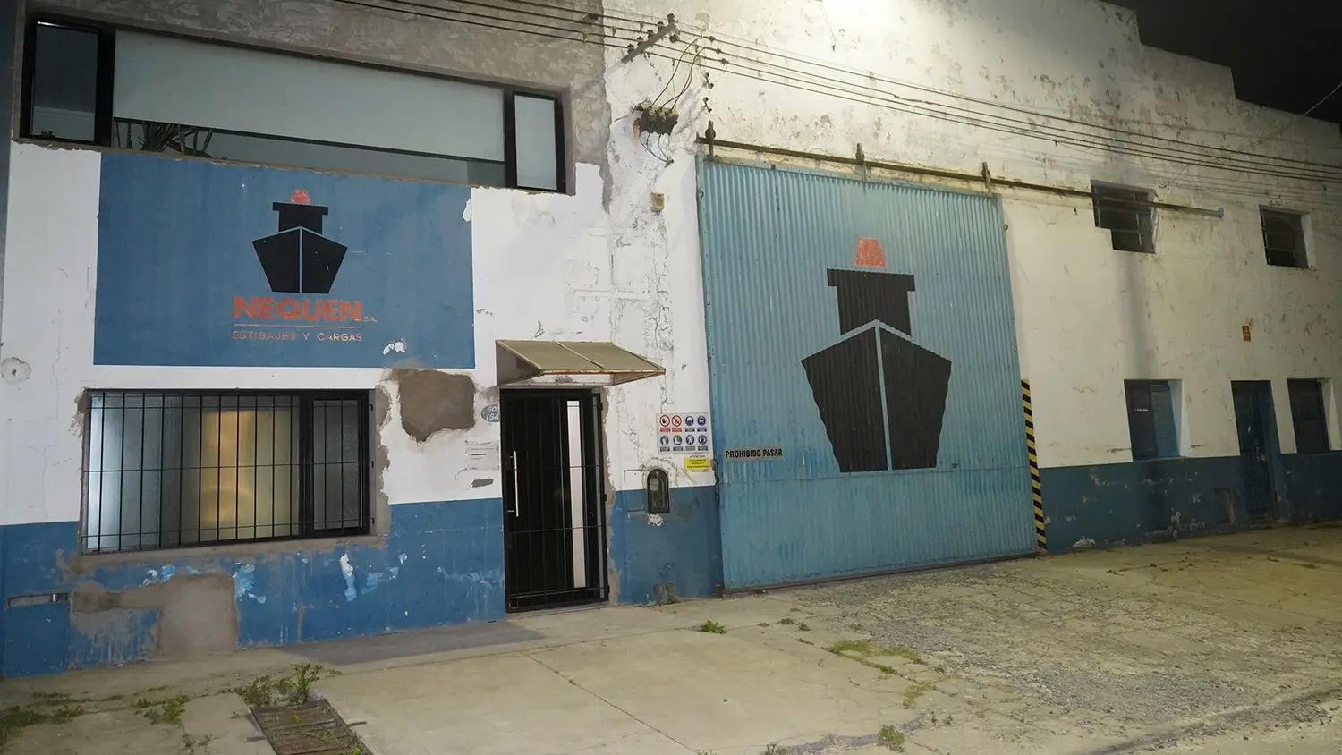 Sede. De la firma comercial en calle 505 al 1500, de la zona del barrio Puerto Quequén