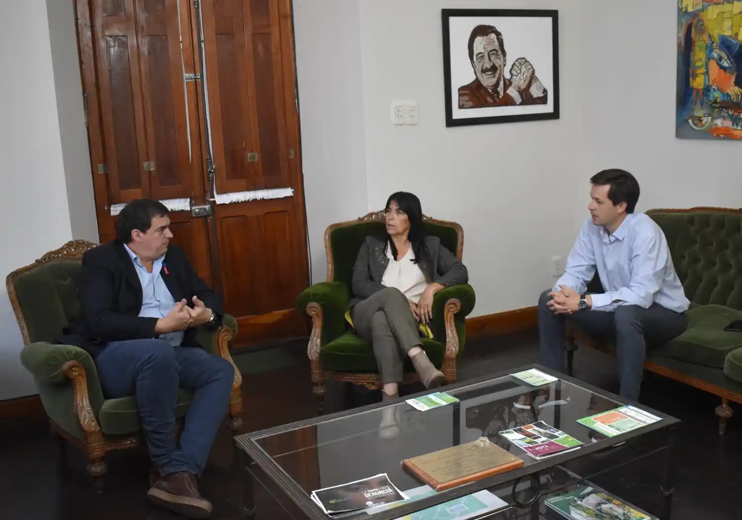 La vicegobernadora electa se reunió con el intendente y el senador