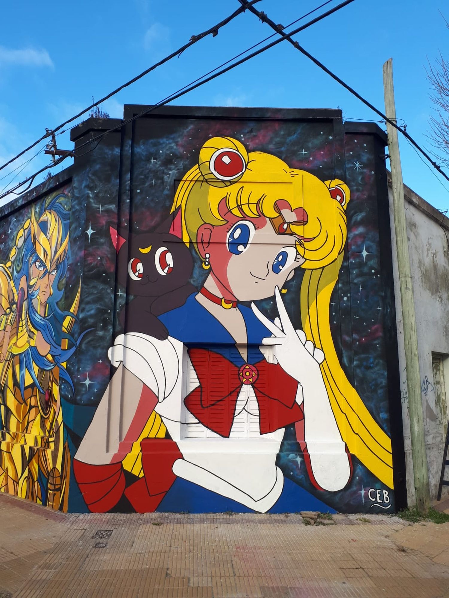 Mural "Sailor Moon" de CEB