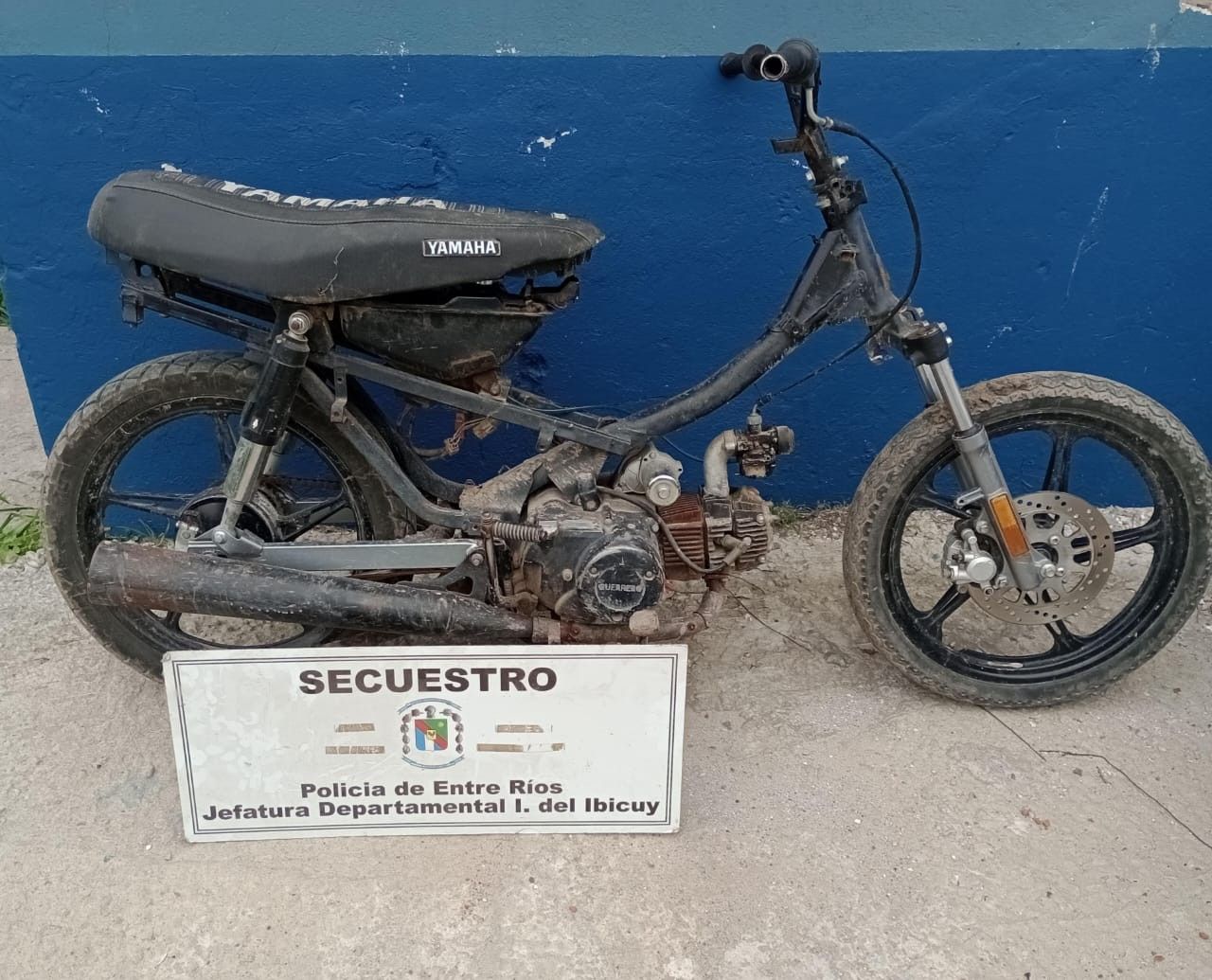 secuestro de moto