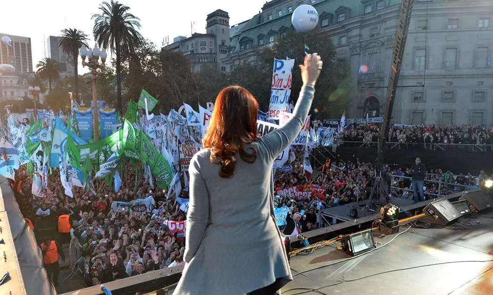 Planean multitudinario acto en despedida a Cristina Fernández de Kirchner