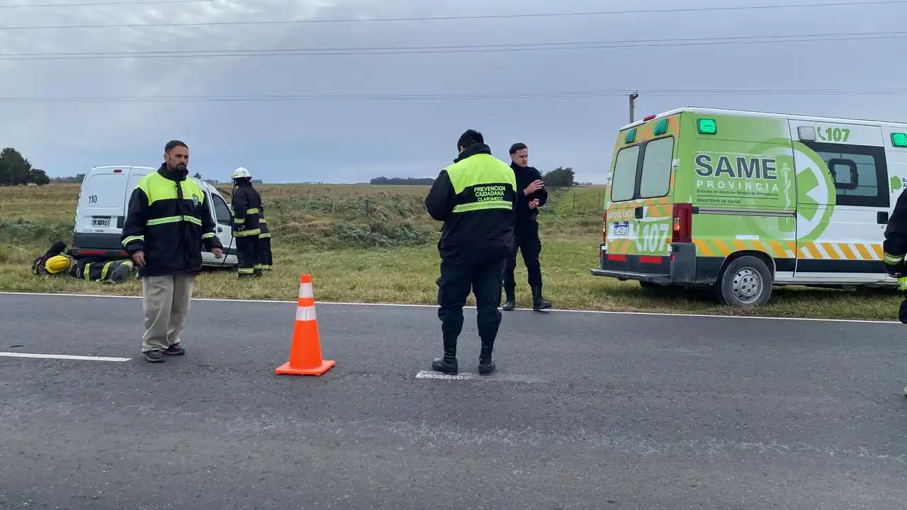 Accidente en la Ruta 73, zona La Arenera
