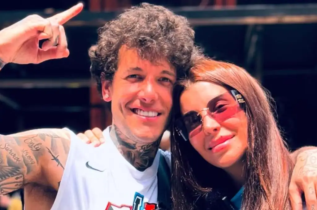 Alex y Charlotte Caniggia