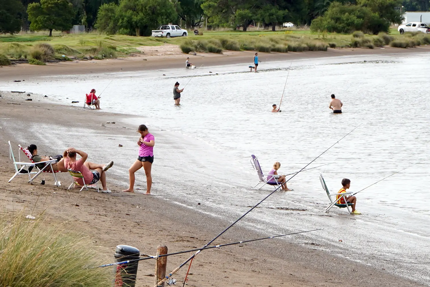 El Río Quequén. Fue una opción para disfrutar el día