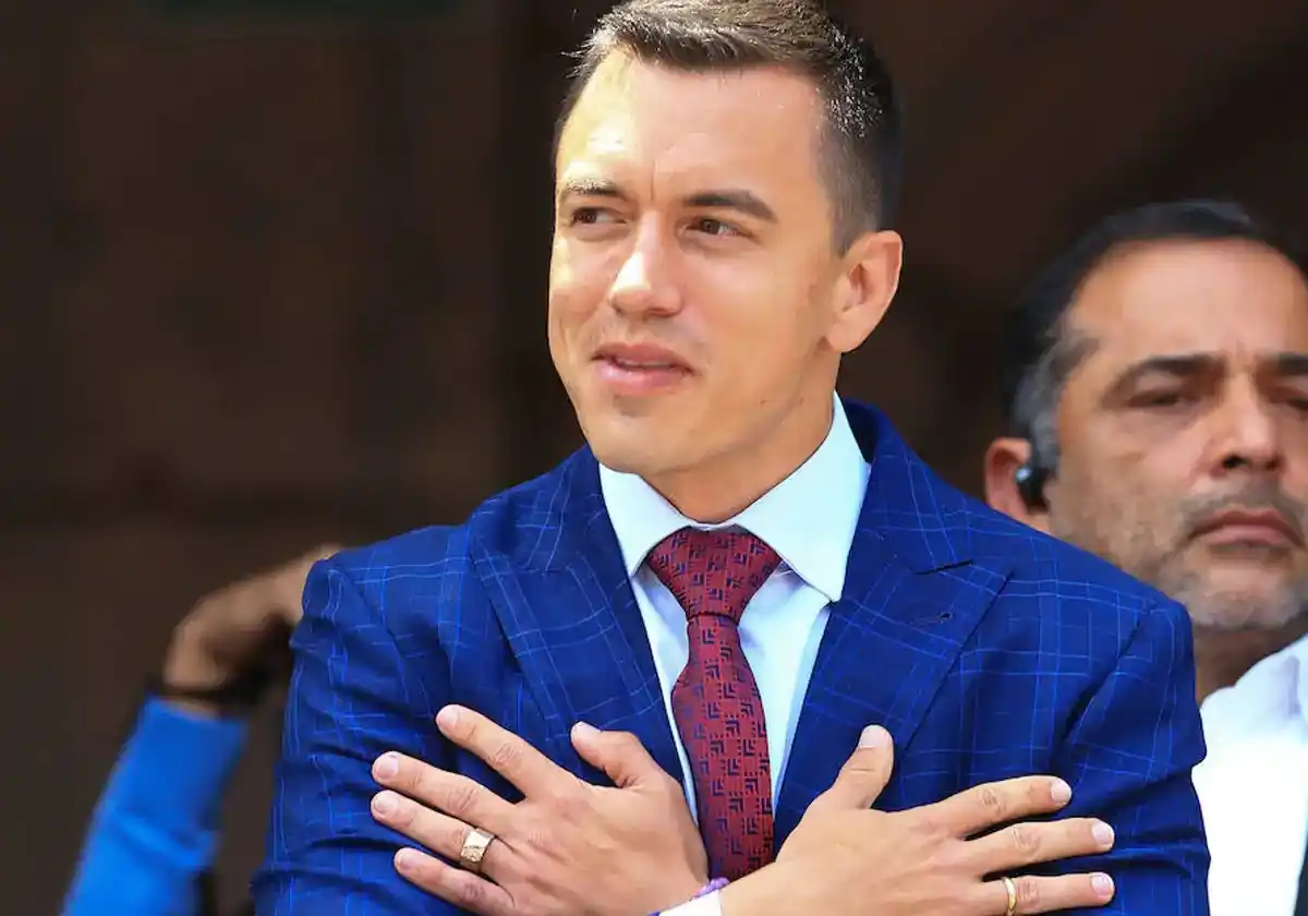 Daniel Noboa, presidente de Ecuador.