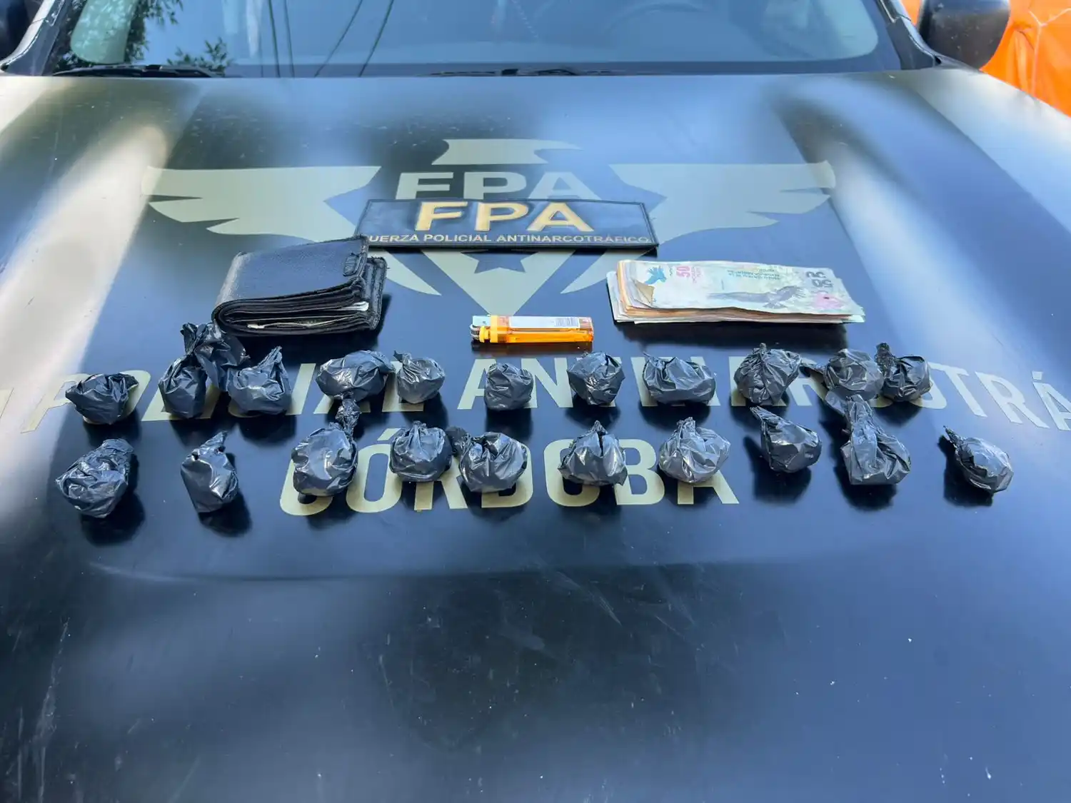 El operativo se realizó en barrio Ferace de Arroyito.