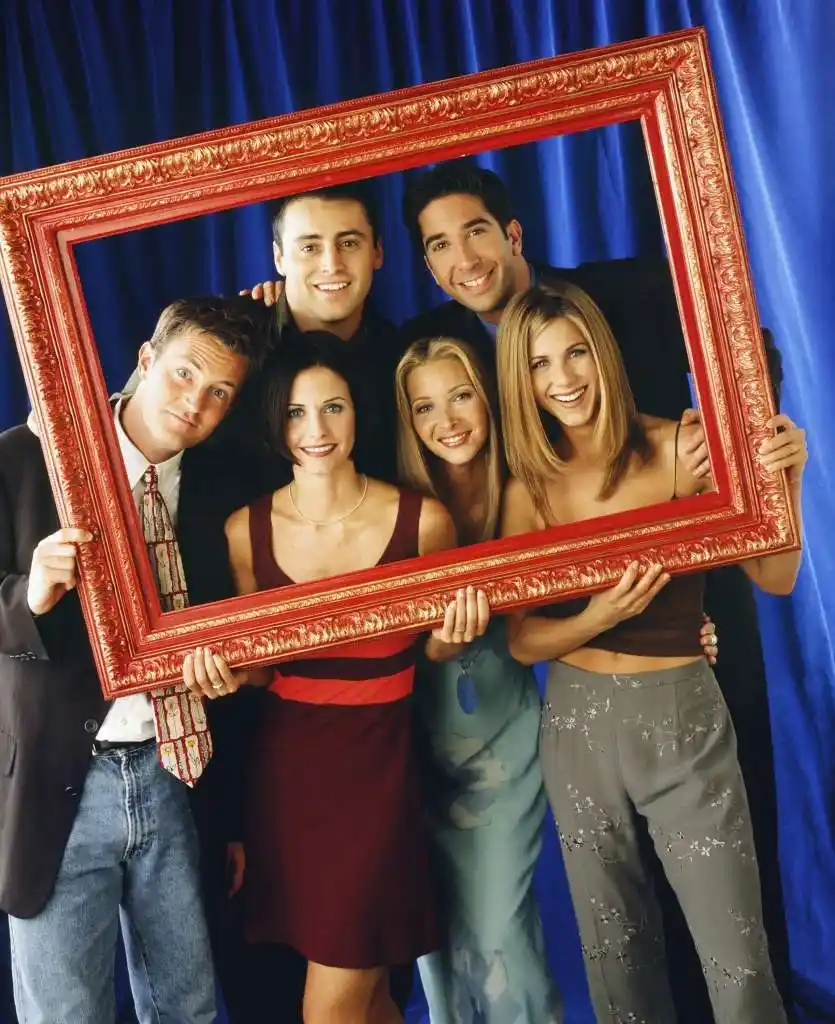El elenco de la icónica serie Friends.