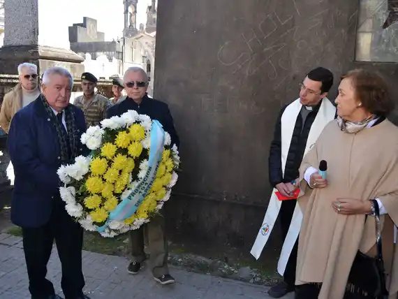 Homenaje por el 50° aniversario de la heroica muerte del Teniente Primero José Conrado Mundani