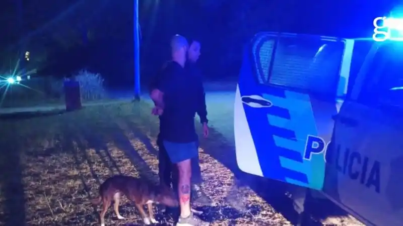 El hombre fue detenido por la policía