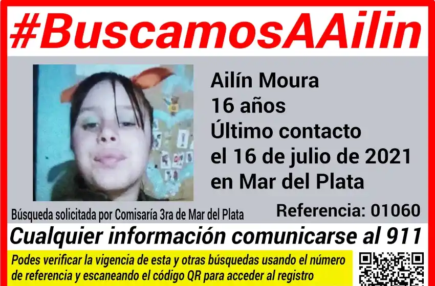 Búsqueda desesperada de una adolescente en Mar del Plata