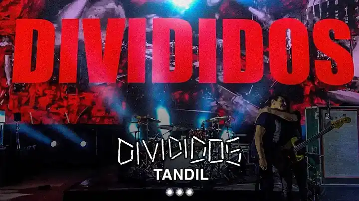 La portada del material audiovisual de su show en Tandil que compartió Divididos en YouTube.