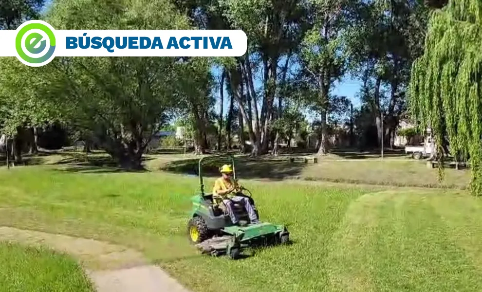 Se busca personal para mantenimiento de espacios verdes