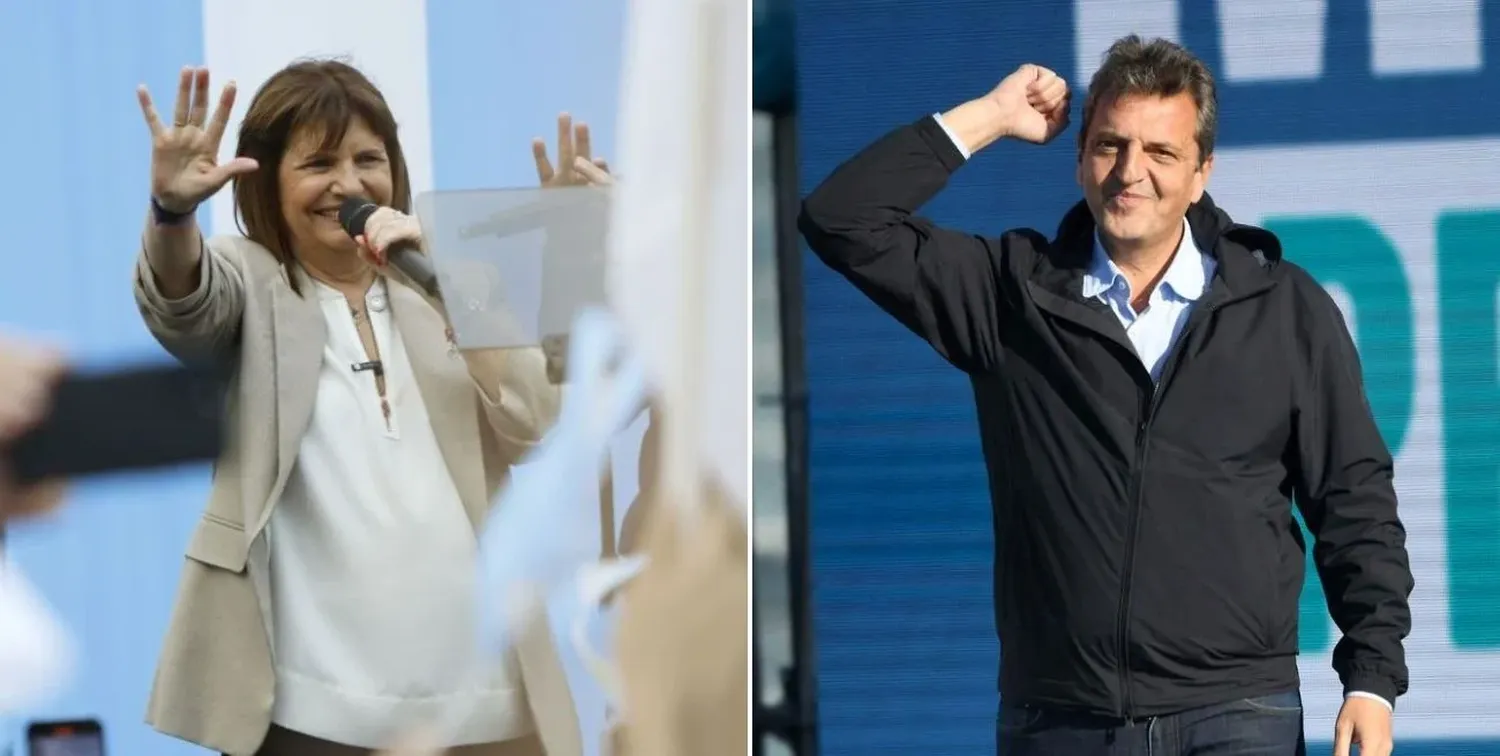 Picante cruce entre Bullrich y Massa a horas de la veda electoral.