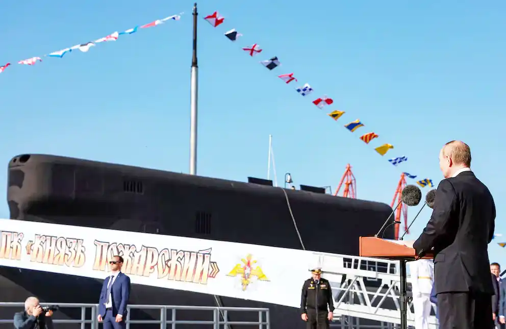 Putin anunció la construcción de seis nuevos submarinos nucleares para 2030