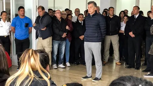 Macri visitó a familiares de los tripulantes del ARA San Juan