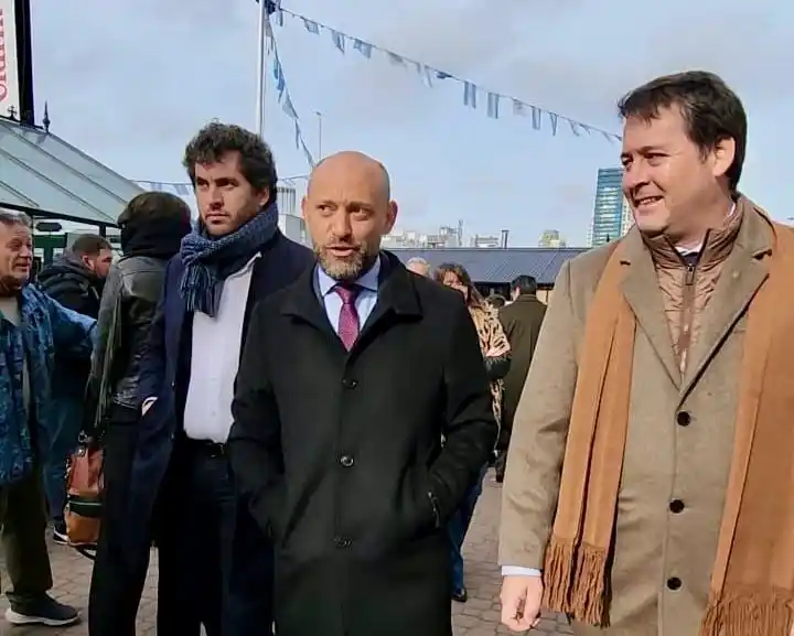 Gustavo Puccini, estuvo presente este sábado en el palco oficial de la Exposición Rural de Palermo, en el marco de la inauguración oficial de la muestra.