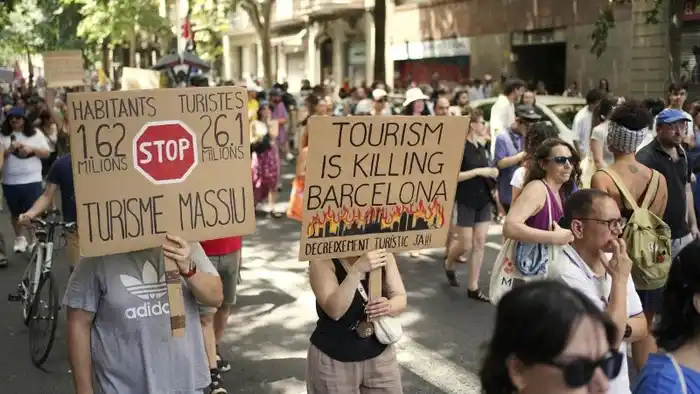 Protestas contra los turistas