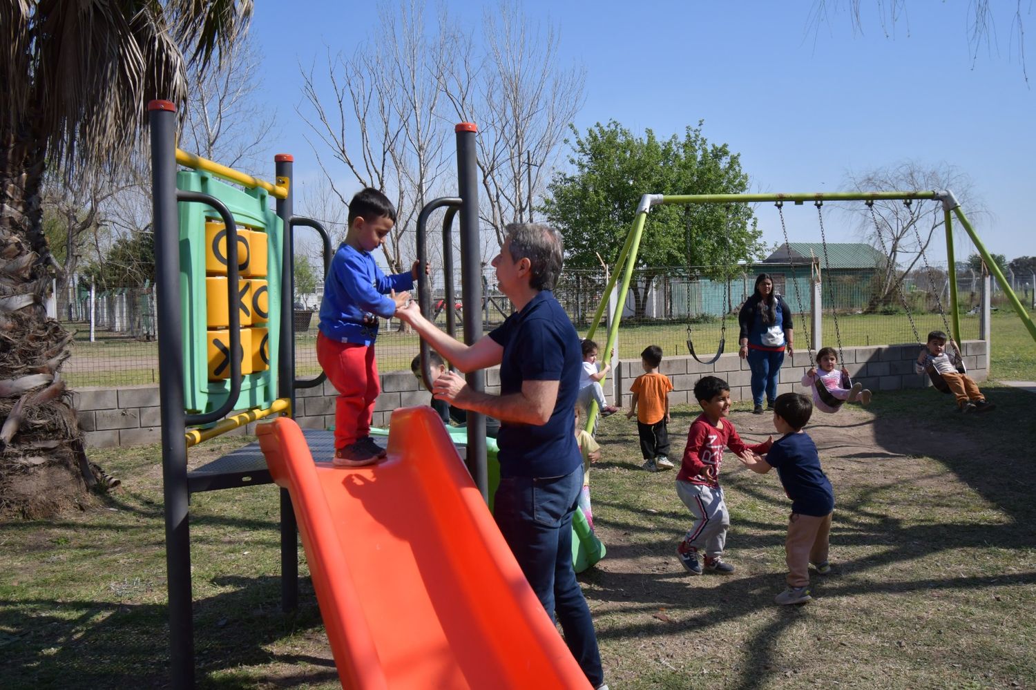 El intendente Bernarte recorrió San Cayetano