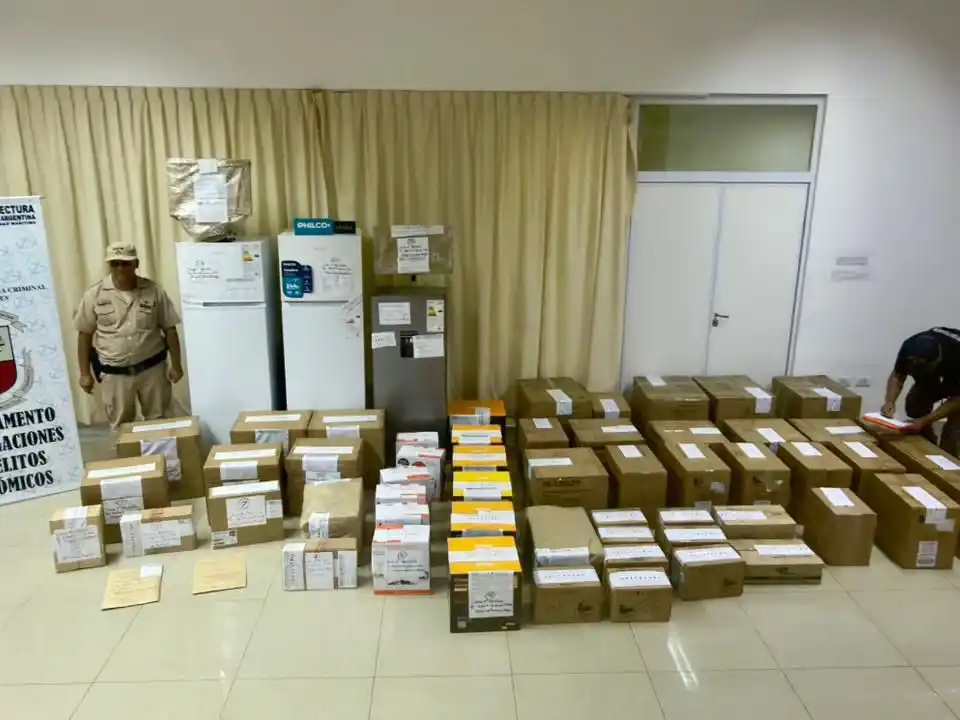 Prefectura secuestró mercadería ilegal por más de 126 millones de pesos