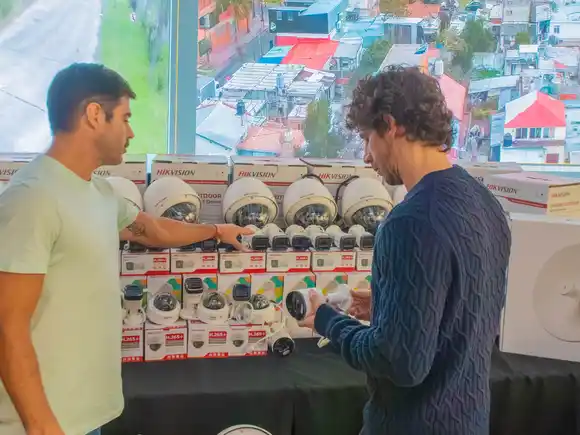 San Fernando: Andreotti anunció la renovación con Inteligencia Artificial del sistema de cámaras de seguridad