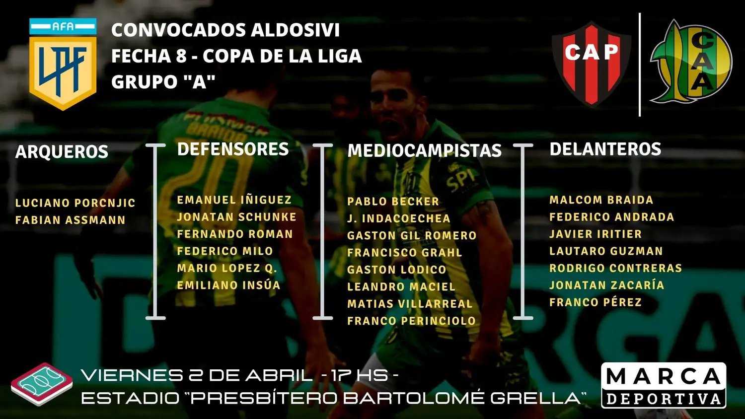 Aldosivi viaja con Insua por Insua