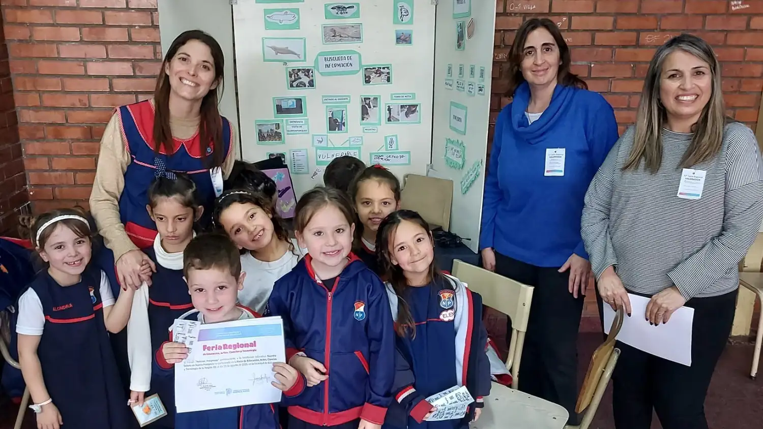 A la instancia provincial. Alumnos del Jardín Nueva Pompeya