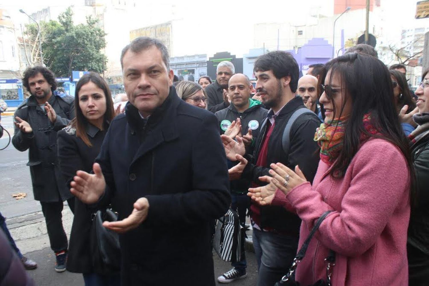 Festa pidió que lo reciban frente al ministerio de Economía provincial pero no lo logró