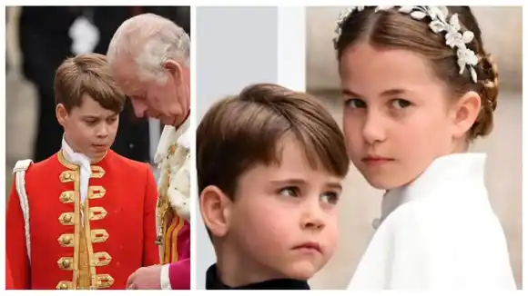 ¡SE ROBARON EL SHOW! George, Charlotte y Louis: el toque tierno de la coronación de Carlos III