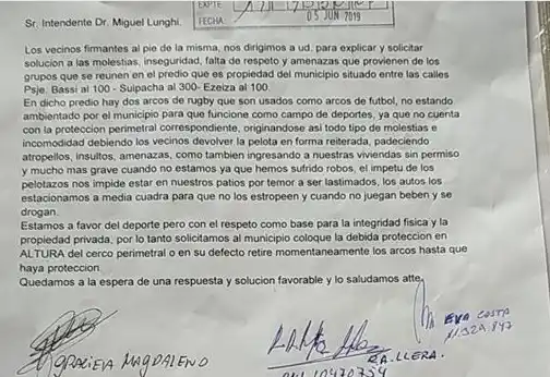 Vecinos de Suipacha y Payró denuncian inseguridad en la zona
