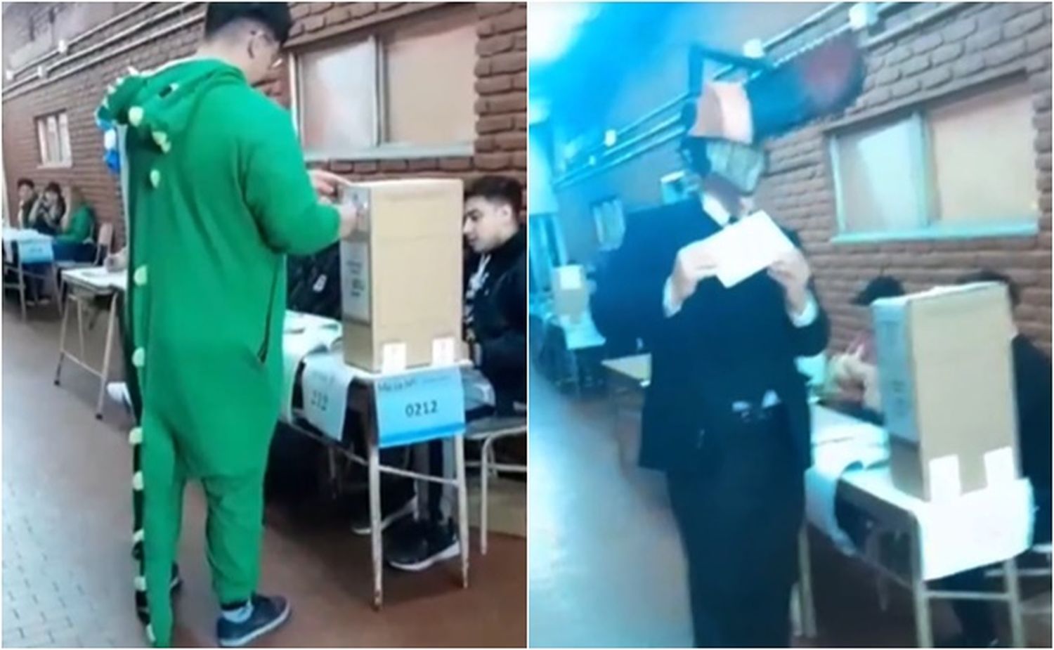 Chicodino votó en Florencio Varela