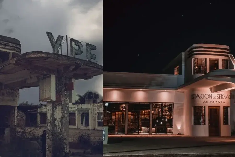 Joyita arquitectónica en la región: cómo fue la transformación de una YPF abandonada en un bar