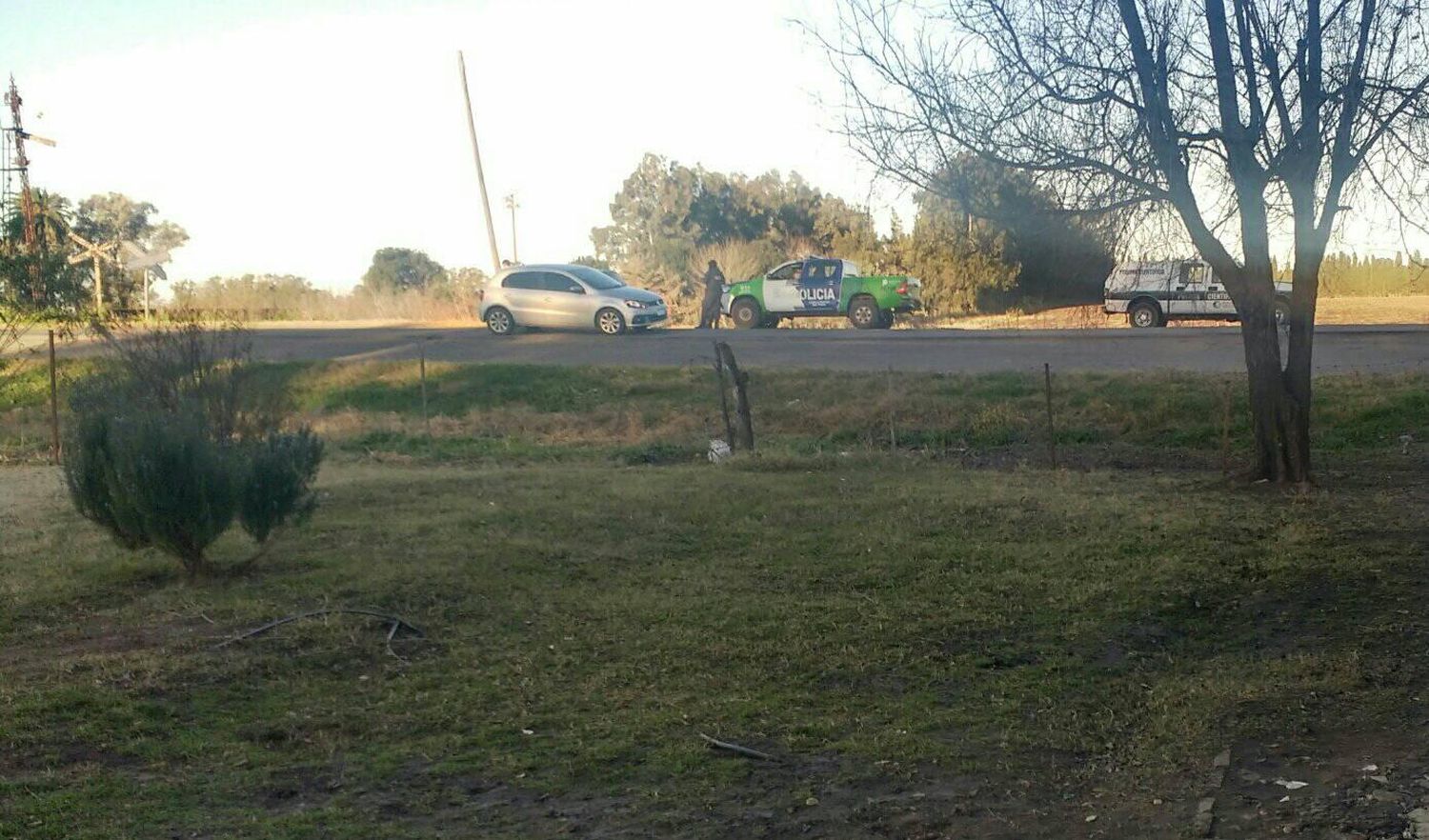 Pueblo Doyle: robaron en una vivienda y abandonaron el auto en el que escapaban tras persecución policial