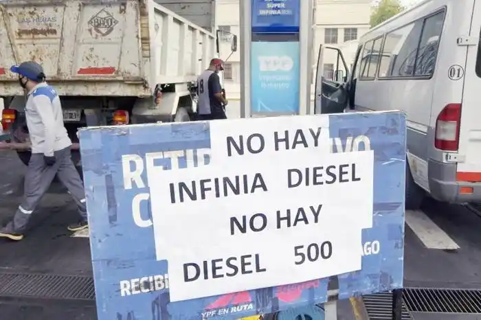 Peligra la cosecha de soja  y la siembra de trigo por la  falta de gasoil