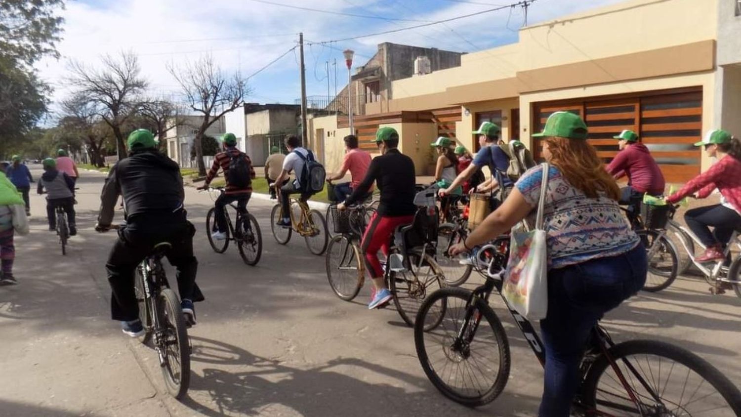 Gran bicicleteada sostenible en Reconquista