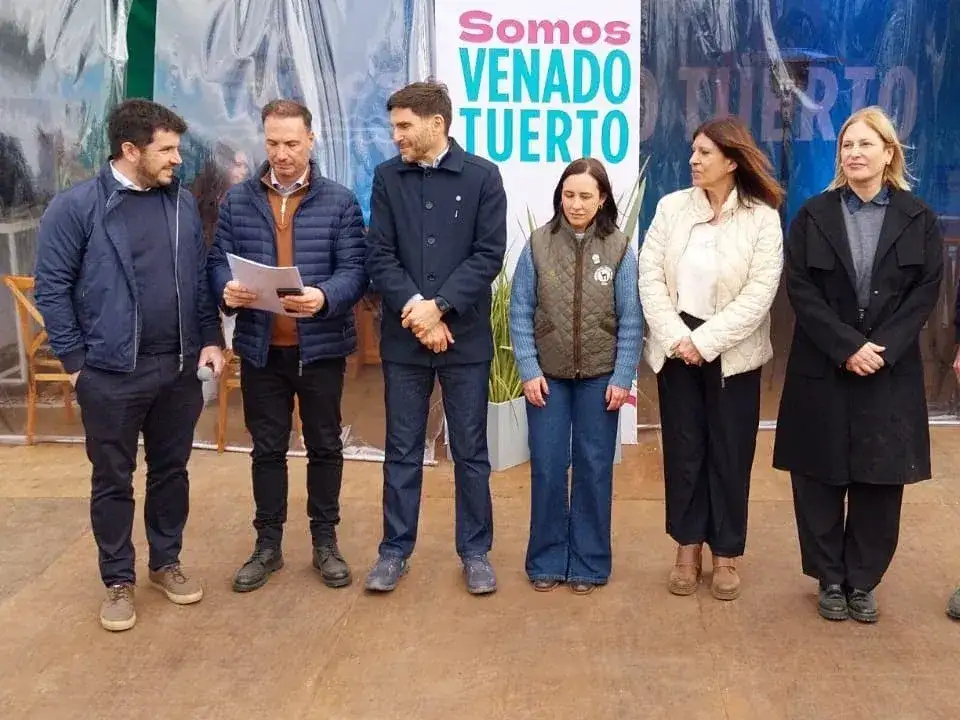 Chiarella, Enrico, Pullaro, Castagnani, García y Scaglia. Foto: Sur24