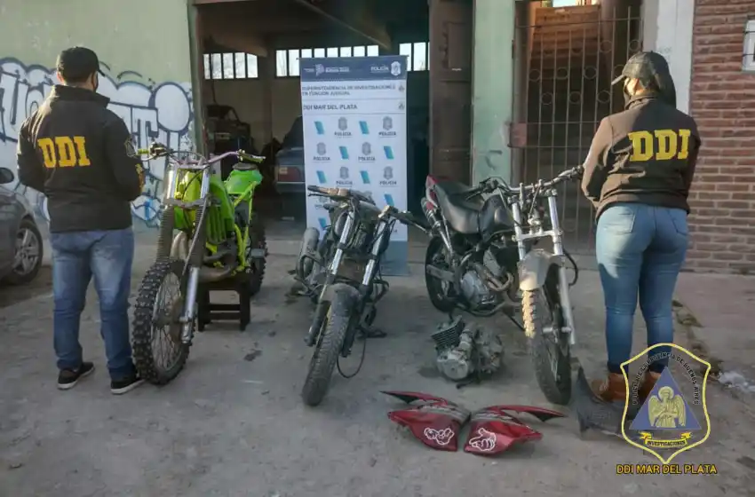 Incautaron tres motos robadas tras un operativo en Aeroparque