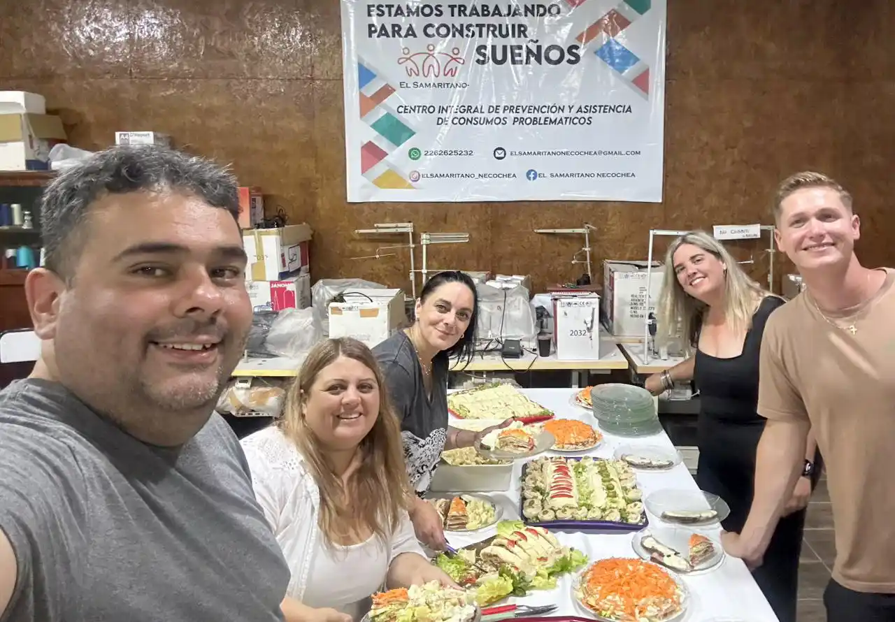 Nochebuena. Integrantes y colaboradores de El Samaritano