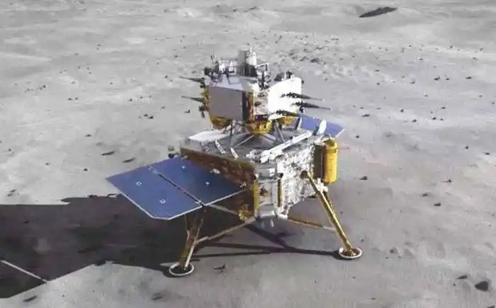 La sonda espacial Chang'e-5 trajo a la Tierra muestras de la Luna por primera vez 