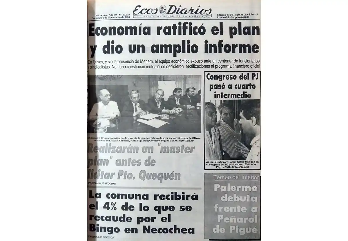Domingo 4 de noviembre de 1990