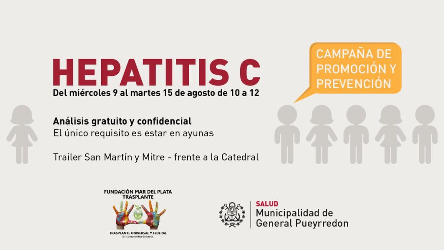 Campaña gratuita para prevenir la Hepatitis C