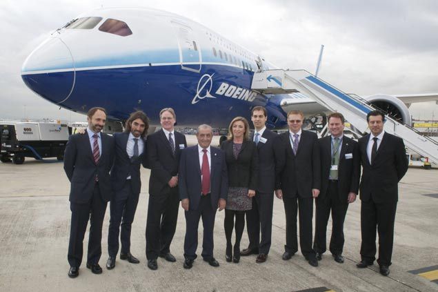 De la mano de Air Europa por primera vez llegó un Boeing 787 a España