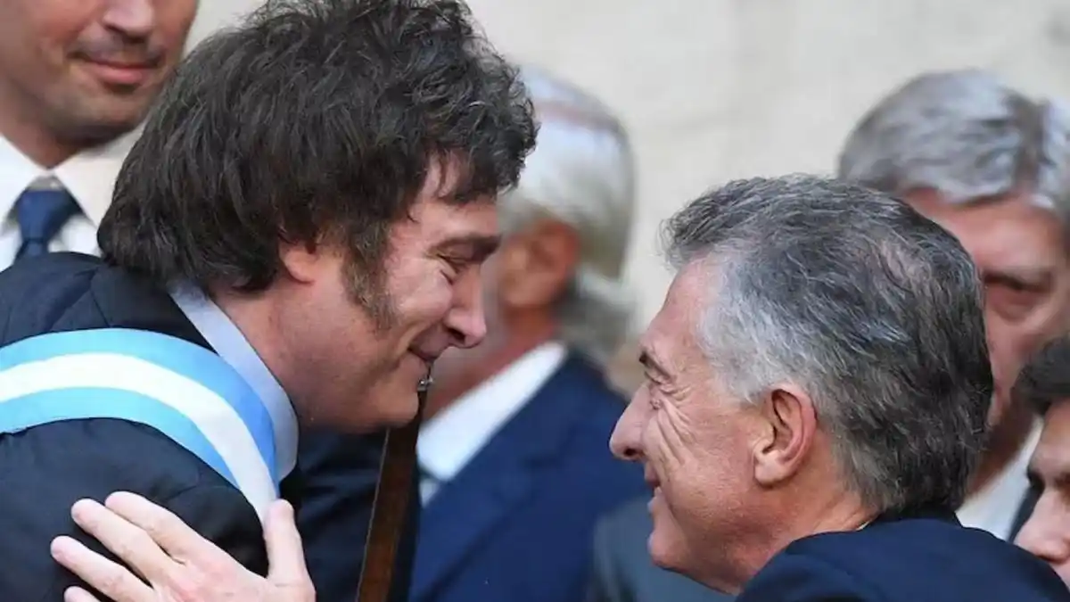 Javier Milei y Mauricio Macri