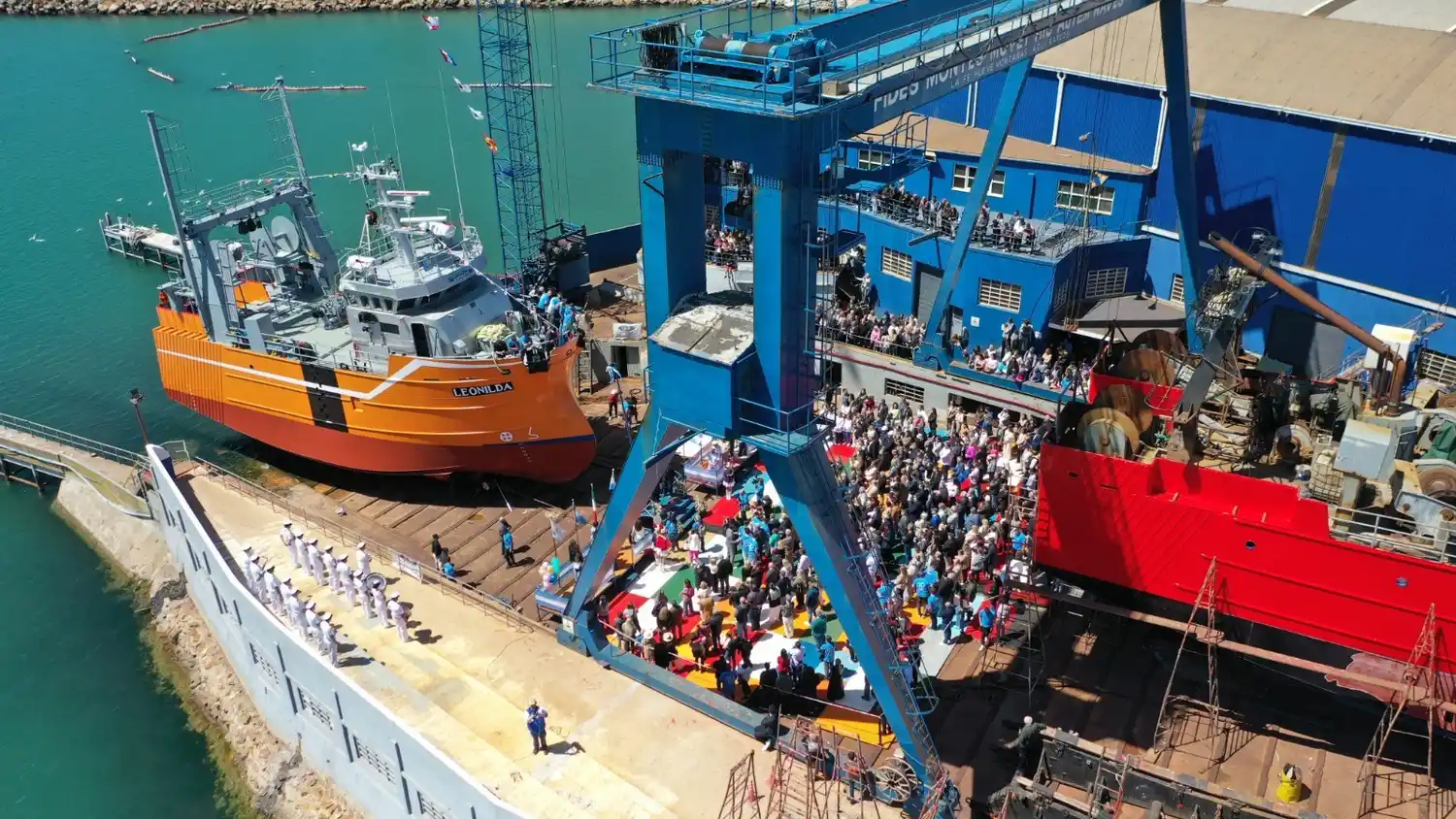 Su puerto de destino será el de Rawson, Chubut, donde iniciará sus operaciones para la armadora Grupo Veraz.