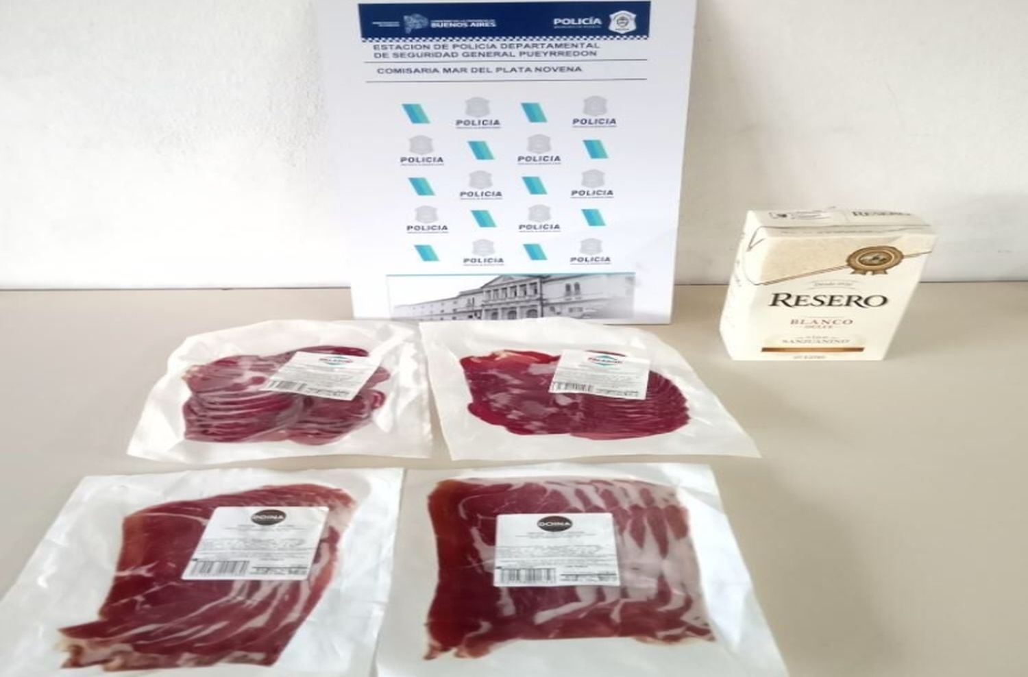 Robó fiambre y vino de un supermercado: fue capturado