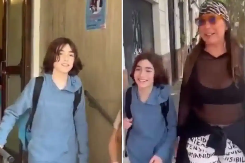 Moria Casán junto a Dante