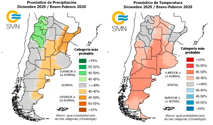 temperaturas precipitaciones
